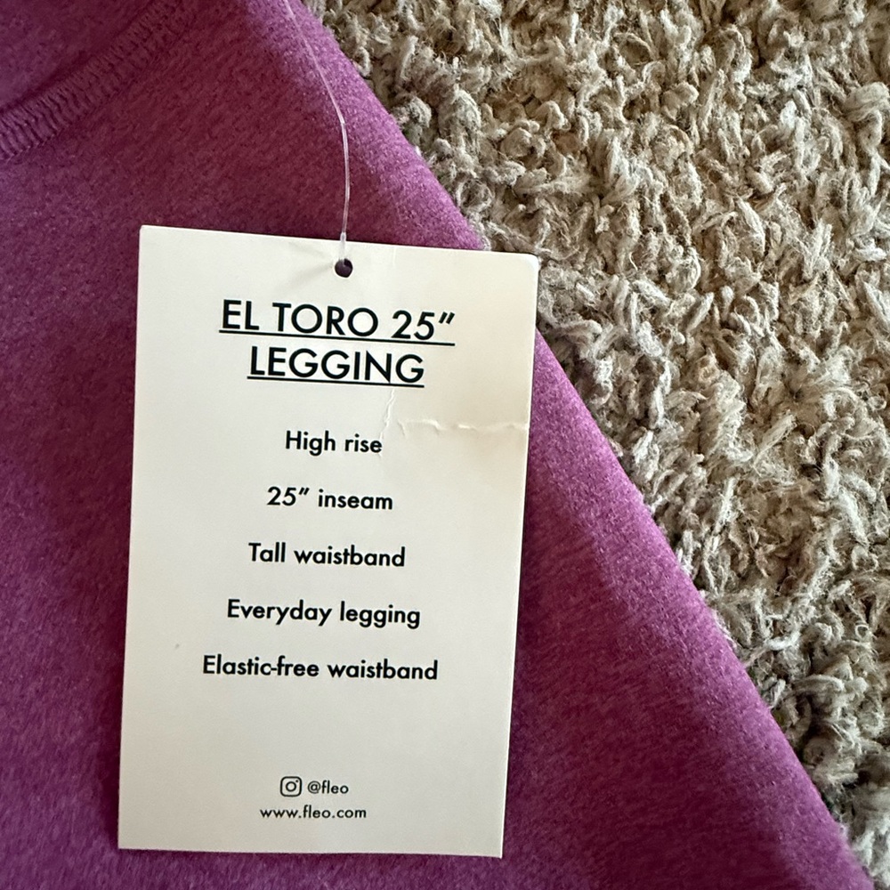 Fleo El Toro 25" Legging - Plum